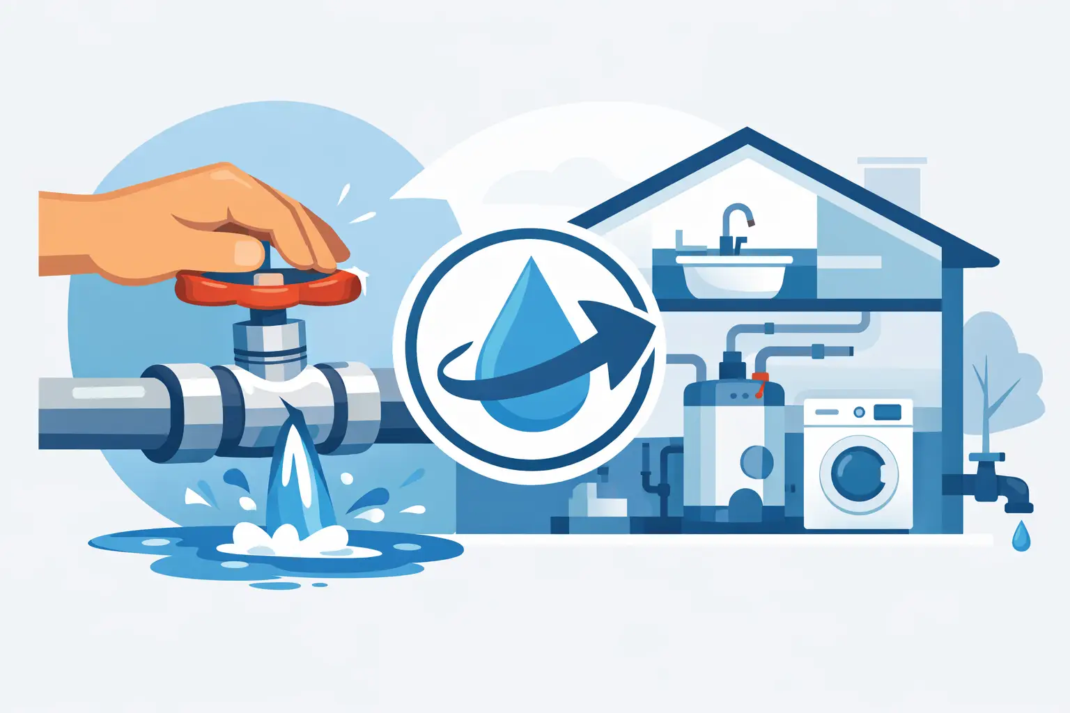 How to Shut Off Water Fast at Home