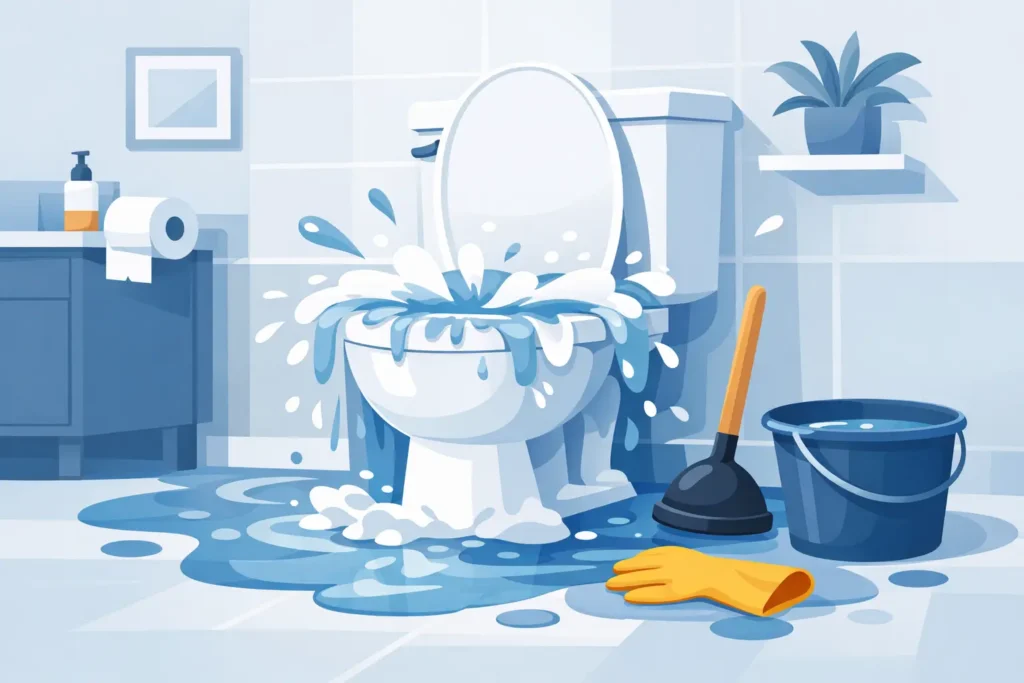 How to Handle an Overflowing Toilet Fast