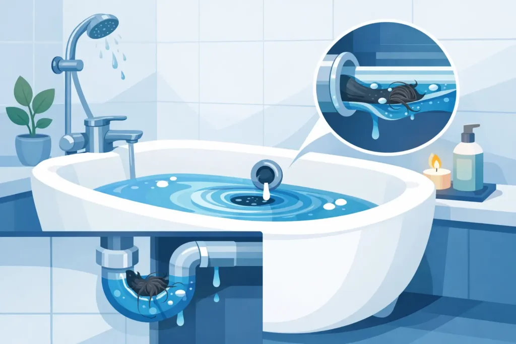 Why Is Your Bathtub Draining Slowly at Home?