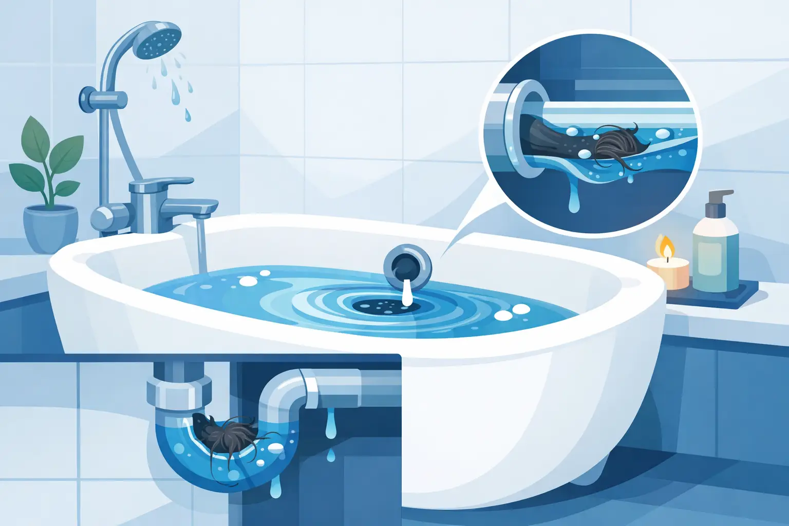Why Is Your Bathtub Draining Slowly at Home?