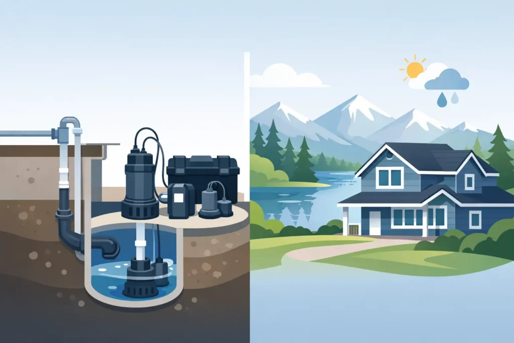Best Sump Pump Backups for Kitsap Homes