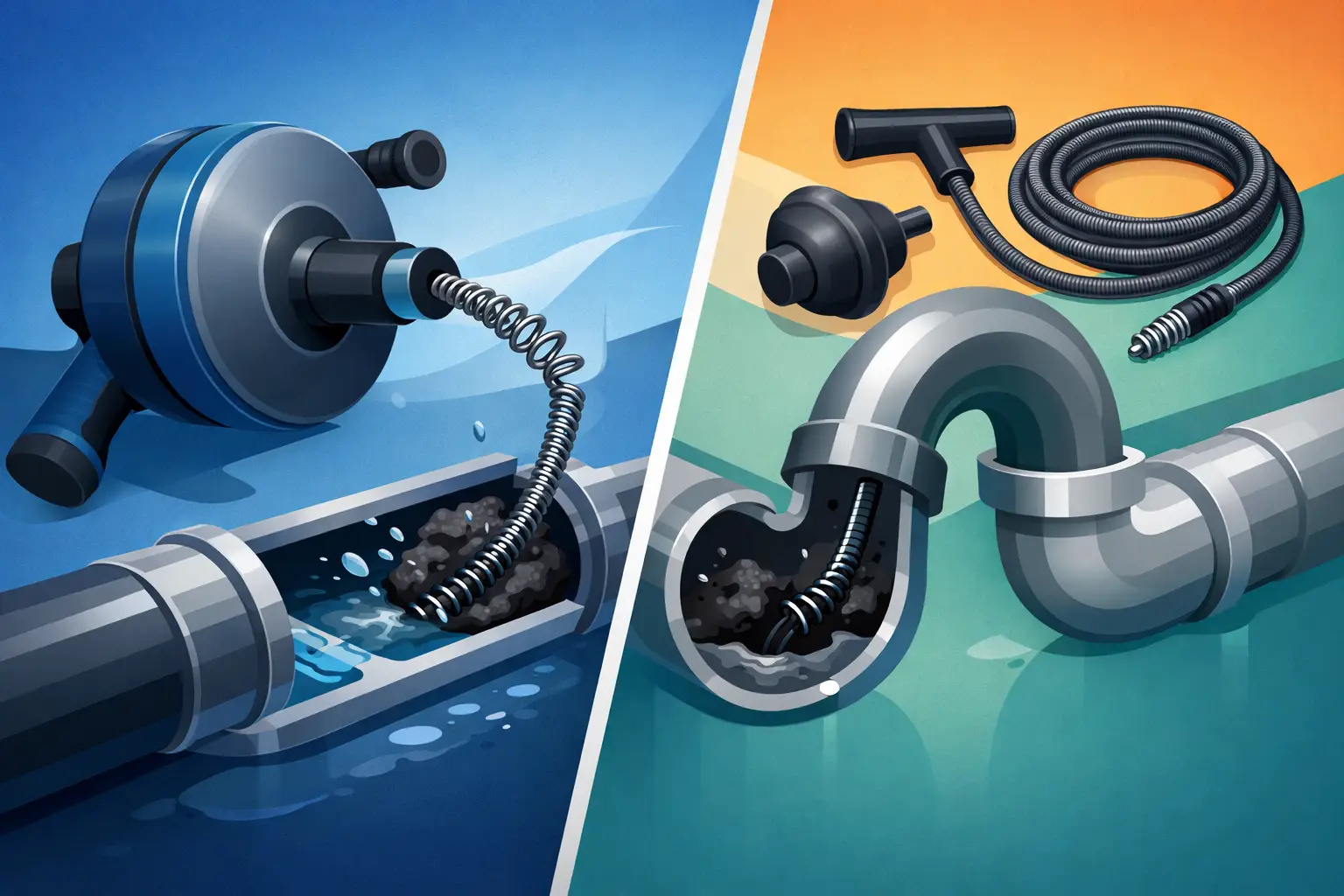 Drain Auger Versus Snake: Which Clears Clogs?