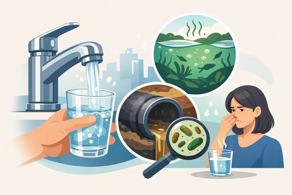 Why Does Tap Water Smell? Causes and Fixes