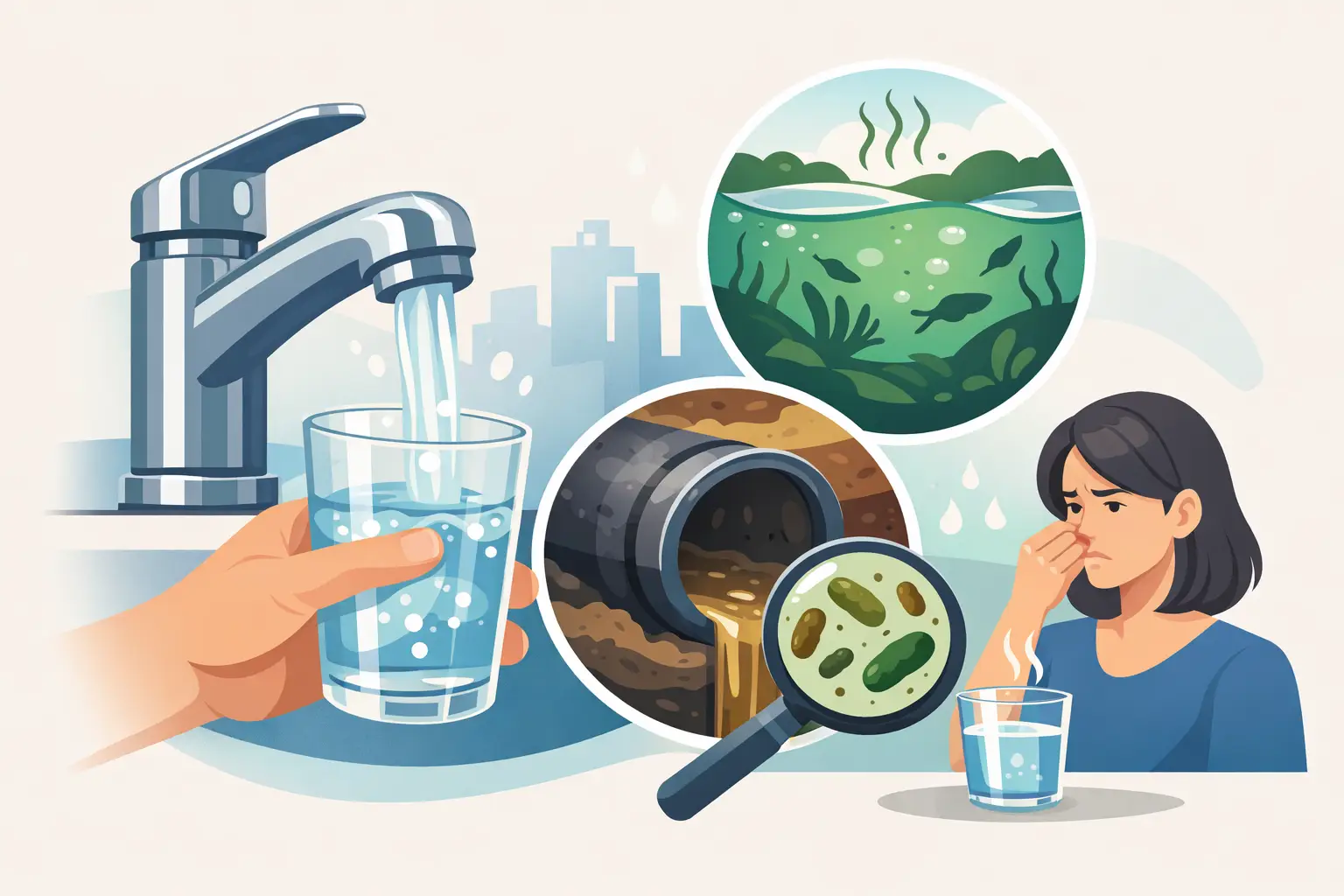 Why Does Tap Water Smell? Causes and Fixes