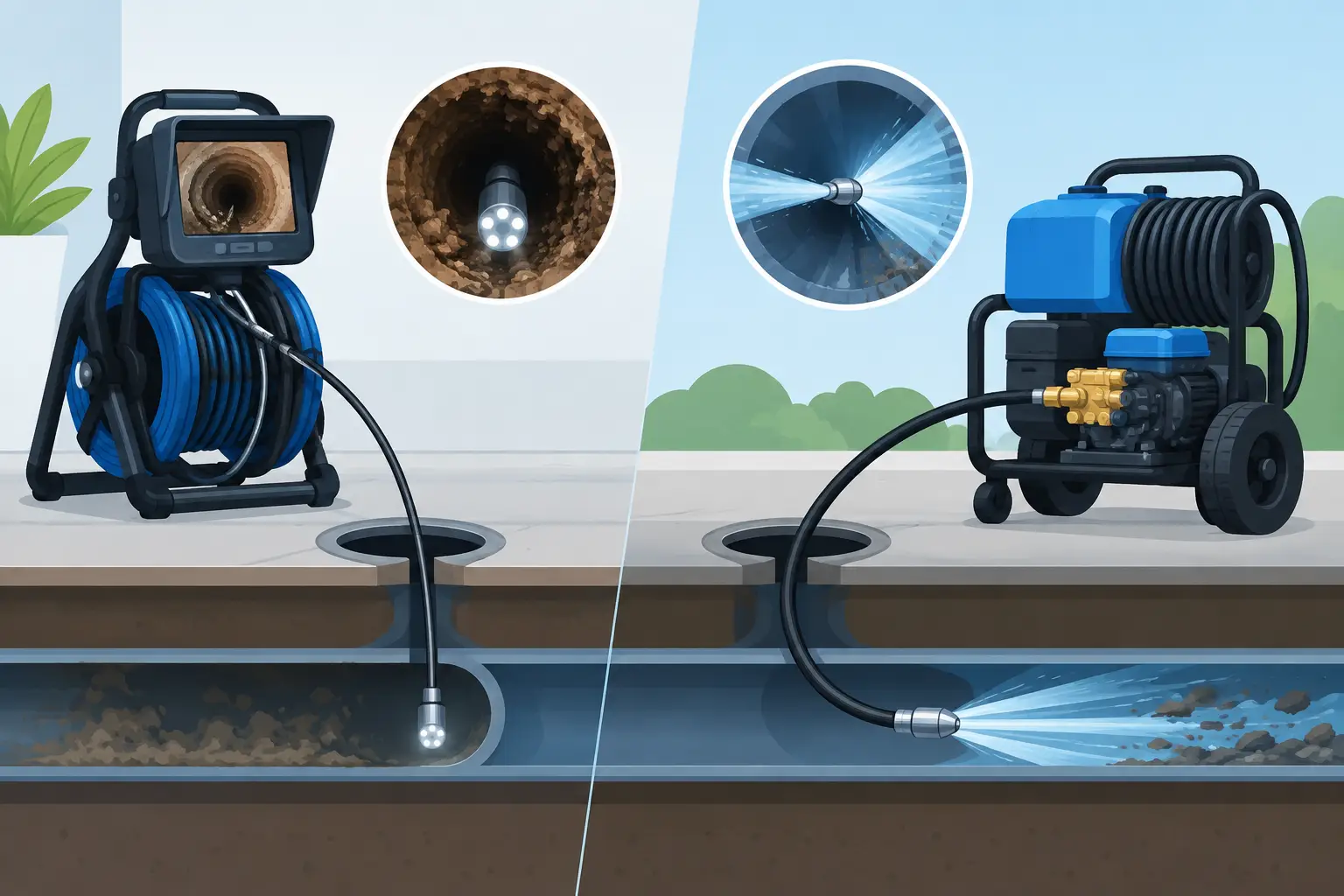 Drain Camera Versus Hydro Jetting - Which Do You Need?