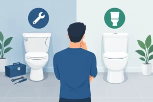 Repair Versus Replace Toilet: How to Decide